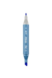 Rich Art-X Sketch Marker Duo Çift Uçlu Marker Kalem 2727 Bright Blue - 3