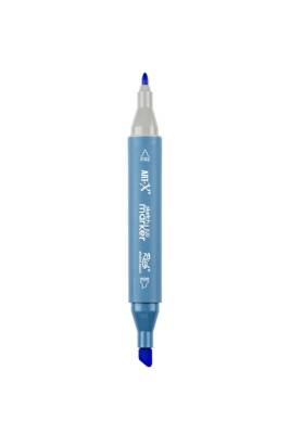 Rich Art-X Sketch Marker Duo Çift Uçlu Marker Kalem 2727 Bright Blue - 3