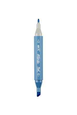 Rich Art-X Sketch Marker Duo Çift Uçlu Marker Kalem 298 Doll Blue - 3