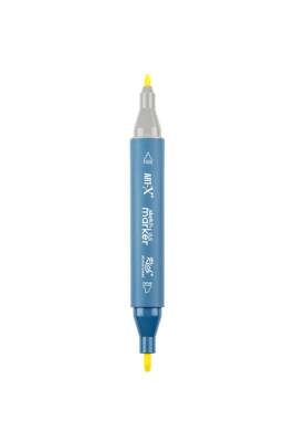 Rich Art-X Sketch Marker Duo Çift Uçlu Marker Kalem 3935 Bright Yellow - 3