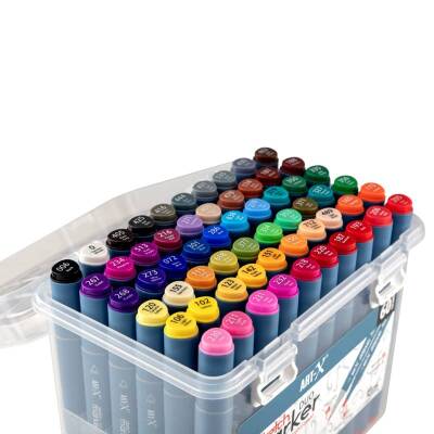 Rich Art-X Sketch Marker Duo Çift Uçlu Marker Kalem 60 Renk Set - 3