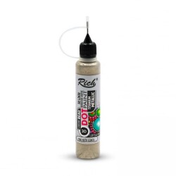 Rich Dot Paint Mandala Boyutlu Boya 40 cc METALİK ANTİK GÜMÜŞ - 1