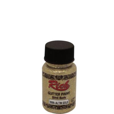 Rich Glitter Paint Simli Boya 50 cc. 9000 ALTIN - 1