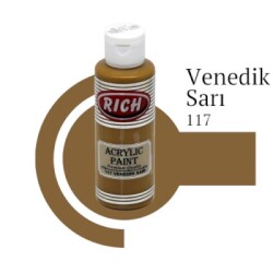 Rich Master Akrilik Boya 120 cc. 117 Venedik Sarı - 1