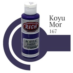 Rich Master Akrilik Boya 120 cc. 167 Koyu Mor - 1