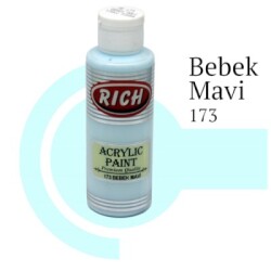 Rich Master Akrilik Boya 120 cc. 173 Bebek Mavi - 1