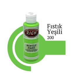 Rich Master Akrilik Boya 120 cc. 200 Fıstık Yeşili - 1