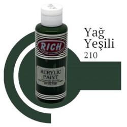 Rich Master Akrilik Boya 120 cc. 210 Yağ Yeşili - 1