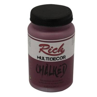 Rich Multi Decor Chalked Akrilik Boya 250 cc. 4532 BORDO - 1