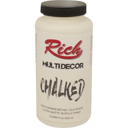 Rich Multi Decor Chalked Akrilik Boya 500 cc. 4504 ESKİMİŞ BEYAZ - 1