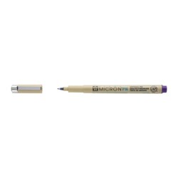 Sakura Pigma Micron PN Kırılmaz Esnek Uç Yazı ve Çizim Kalemi Purple - 1