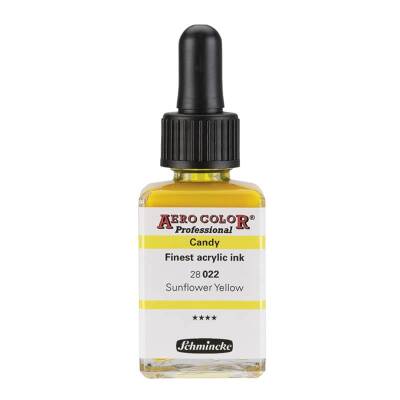 Schmincke Aero Color Akrilik Mürekkep 28 ml 022 Candy Colors Sunflower Yellow - 1