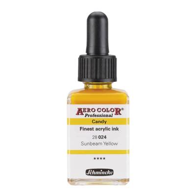 Schmincke Aero Color Akrilik Mürekkep 28 ml 024 Candy Colors Sunbeam Yellow - 1