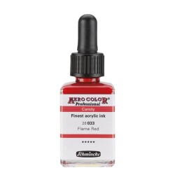 Schmincke Aero Color Akrilik Mürekkep 28 ml 033 Candy Colors Flame Red - 1