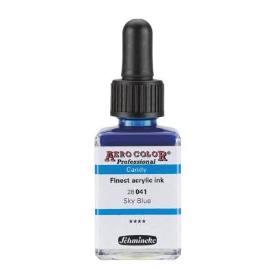 Schmincke Aero Color Akrilik Mürekkep 28 ml 041 Candy Colors Sky Blue - 1