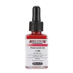 Schmincke Aero Color Akrilik Mürekkep 28 ml 306 Brilliant Red - 1