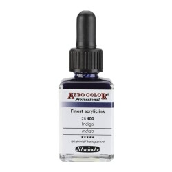 Schmincke Aero Color Akrilik Mürekkep 28 ml 400 Indigo - 1