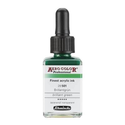 Schmincke Aero Color Akrilik Mürekkep 28 ml 501 Brilliant Green - 1