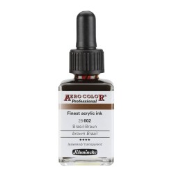 Schmincke Aero Color Akrilik Mürekkep 28 ml 602 Brown Brazil - 1