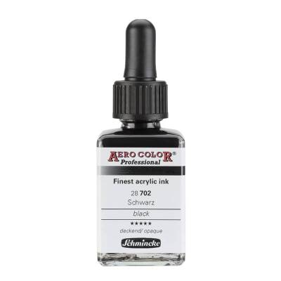 Schmincke Aero Color Akrilik Mürekkep 28 ml 702 Black - 1