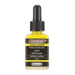 Schmincke Aero Color Akrilik Mürekkep 28 ml 821 Brilliant Yellow - 1