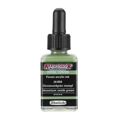 Schmincke Aero Color Akrilik Mürekkep 28 ml 858 Chromium Oxide Green - 1