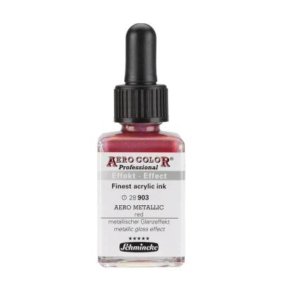 Schmincke Aero Color Akrilik Mürekkep 28 ml 903 Aero Metallic Red - 1