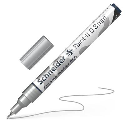 Schneider Chrome Marker Paint-It 060 Ayna Efekti Kalem 0.8 ve 2 mm Set - 6