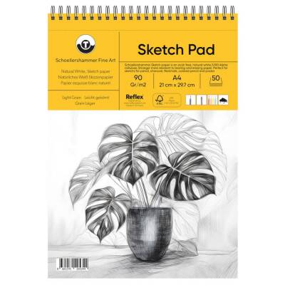 Schoellershammer Sketch Pad Eskiz Defteri 90 gr A4 50 yp - 1