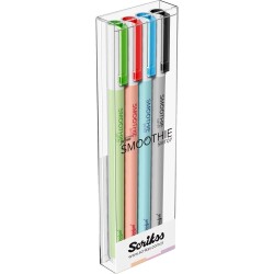 Scrikss Smoothie Jel Kalem 0.7mm 4 Renk Set-1 - 1