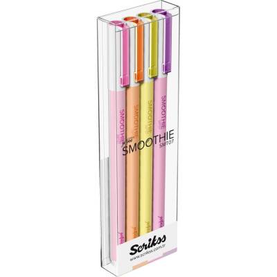 Scrikss Smoothie Jel Kalem 0.7mm 4 Renk Set-2 - 1