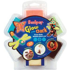 Sculpey Glow In The Dark Karanlıkta Parlayan Polimer Kil Seti - 1