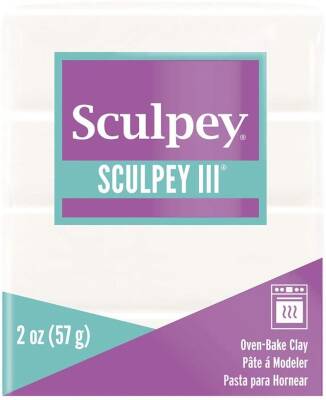 Sculpey III Polimer Kil 57 gr 001 White (Beyaz) - 1