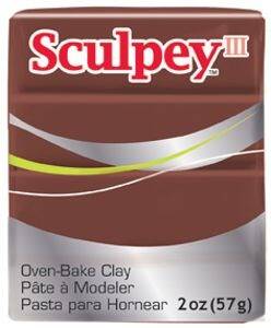 Sculpey III Polimer Kil 57 gr 053 Chocolate (Çikolata) - 1