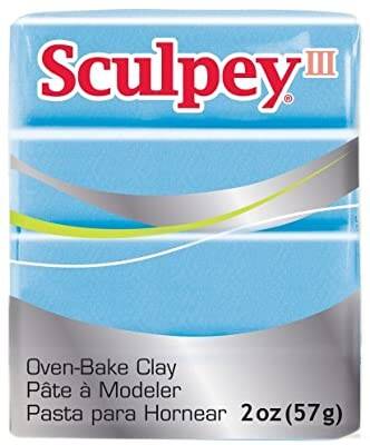 Sculpey III Polimer Kil 57 gr 1103 Light Blue Pearl (Açık Mavi İnci) - 1