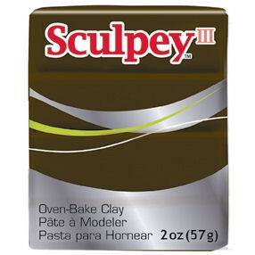 Sculpey III Polimer Kil 57 gr 1109 Suede Brown (Suede Kahve) - 1