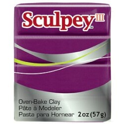 Sculpey III Polimer Kil 57 gr 1112 Fuschia Pearl (Simli Fuşya) - 1