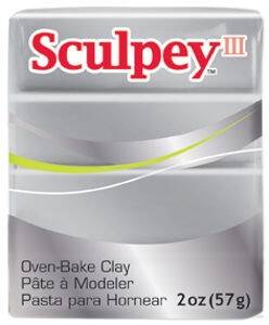 Sculpey III Polimer Kil 57 gr 1130 Silver (Gümüş) - 1