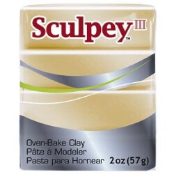 Sculpey III Polimer Kil 57 gr 1132 Jewelry Gold (Parlak Altın) - 1