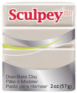 Sculpey III Polimer Kil 57 gr 1645 Elephant Gray (Fil Grisi) - 1