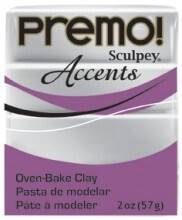 Sculpey Premo Accents Polimer Kil 57 gr 5129 Silver - 1