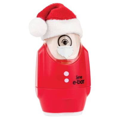 Serve E-Bot Silgili Kalemtraş Noel Baba Şekilli - 1