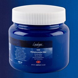 St. Petersburg Ladoga Akrilik Boya 500 ml 500 Phthalocyanine Blue - 1