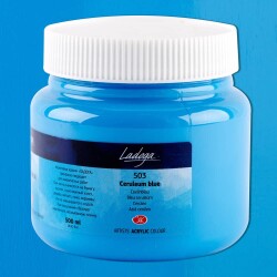 St. Petersburg Ladoga Akrilik Boya 500 ml 503 Ceruleum Blue - 1