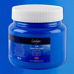 St. Petersburg Ladoga Akrilik Boya 500 ml 508 Cobalt Blue (Hue) - 1