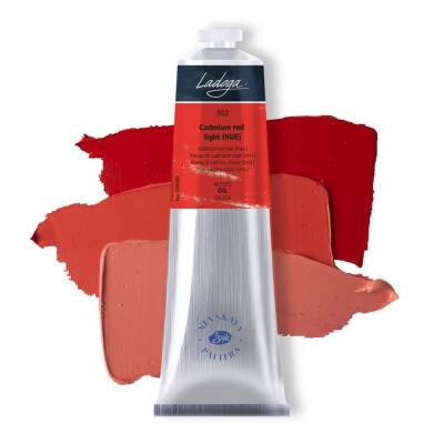 St. Petersburg Ladoga Yağlı Boya 120 ml 302 Cadmium Red Light (Hue) - 1