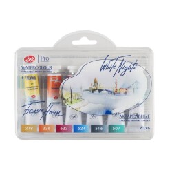 St. Petersburg White Nights Tüp Sulu Boya Sunset 6 Renk x 10 ml 191392104 - 1