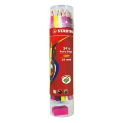 Stabilo Color Kuru Boya 24 Renk Plastik Tüp - 1