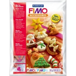 Staedtler Fimo Clay Mould Şekillendirme Kalıbı MERRY CHRISTMAS - 1