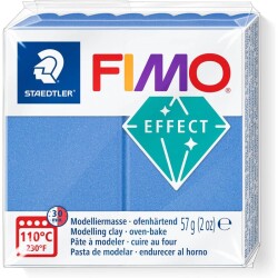 Staedtler Fimo Effect Polimer Kil 57 gr 31 Metallic Blue - 1